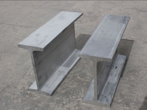 Perfil estrutural de alumínio, série 6000 